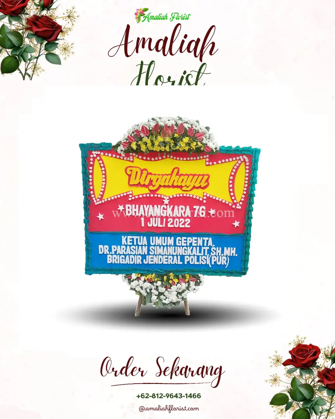 Papan Bunga HUT Ulang Tahun Kenohan